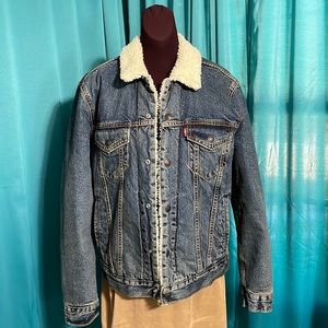 Sherpa Trucker Denim Jacket